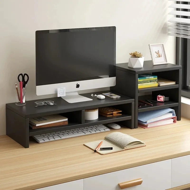 Desklyn Riser Pro — Monitor Stand with Storage Shelf