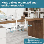 Desklyn ClampTray — No-Drill Under-Desk Cable Management Tray - image 3
