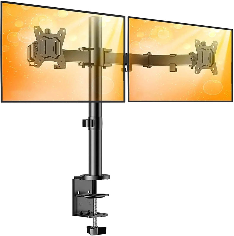 Desklyn DualArm Pro — Full Motion Dual Monitor Mount