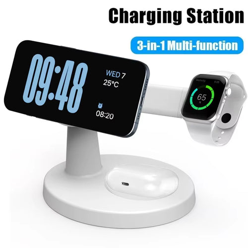 Desklyn ChargeHub — 3-in-1 MagSafe Wireless Station