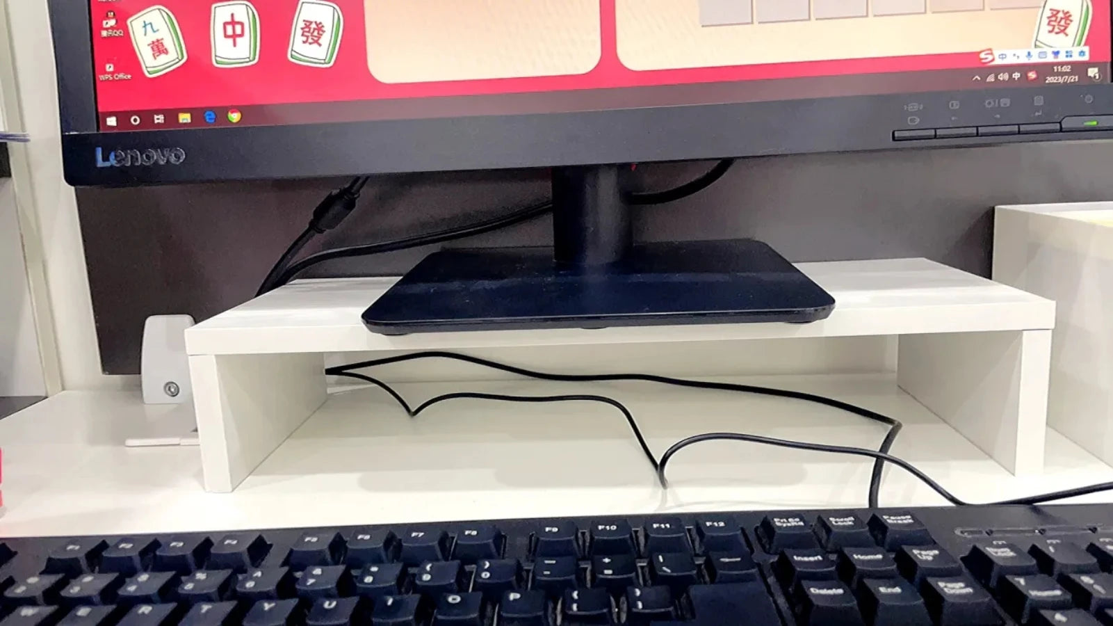 Desklyn Riser Pro — Monitor Stand with Storage Shelf