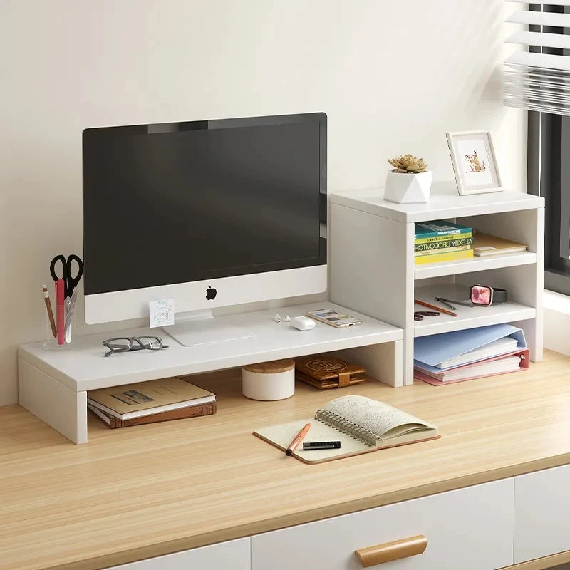 Desklyn Riser Pro — Monitor Stand with Storage Shelf