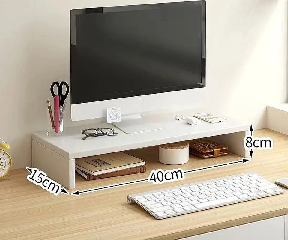Desklyn Riser Pro — Monitor Stand with Storage Shelf