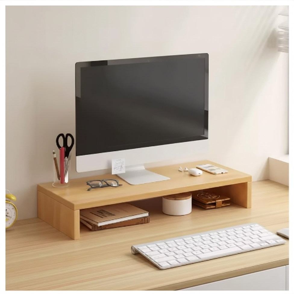 Desklyn Riser Pro — Monitor Stand with Storage Shelf